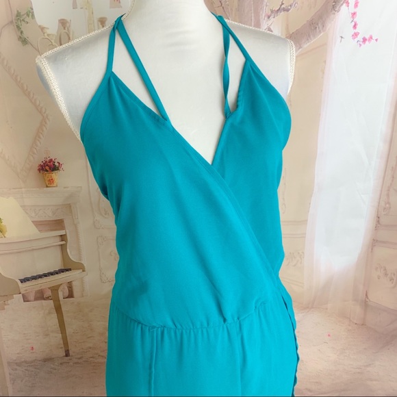 NEW ASOS Turquoise Beach Romper - Picture 5 of 10